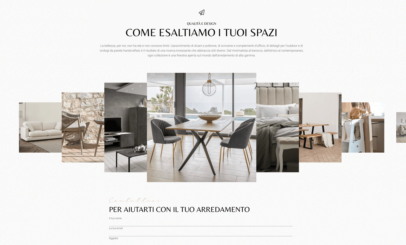 immagine del sito web realizzato per Autumn Forest