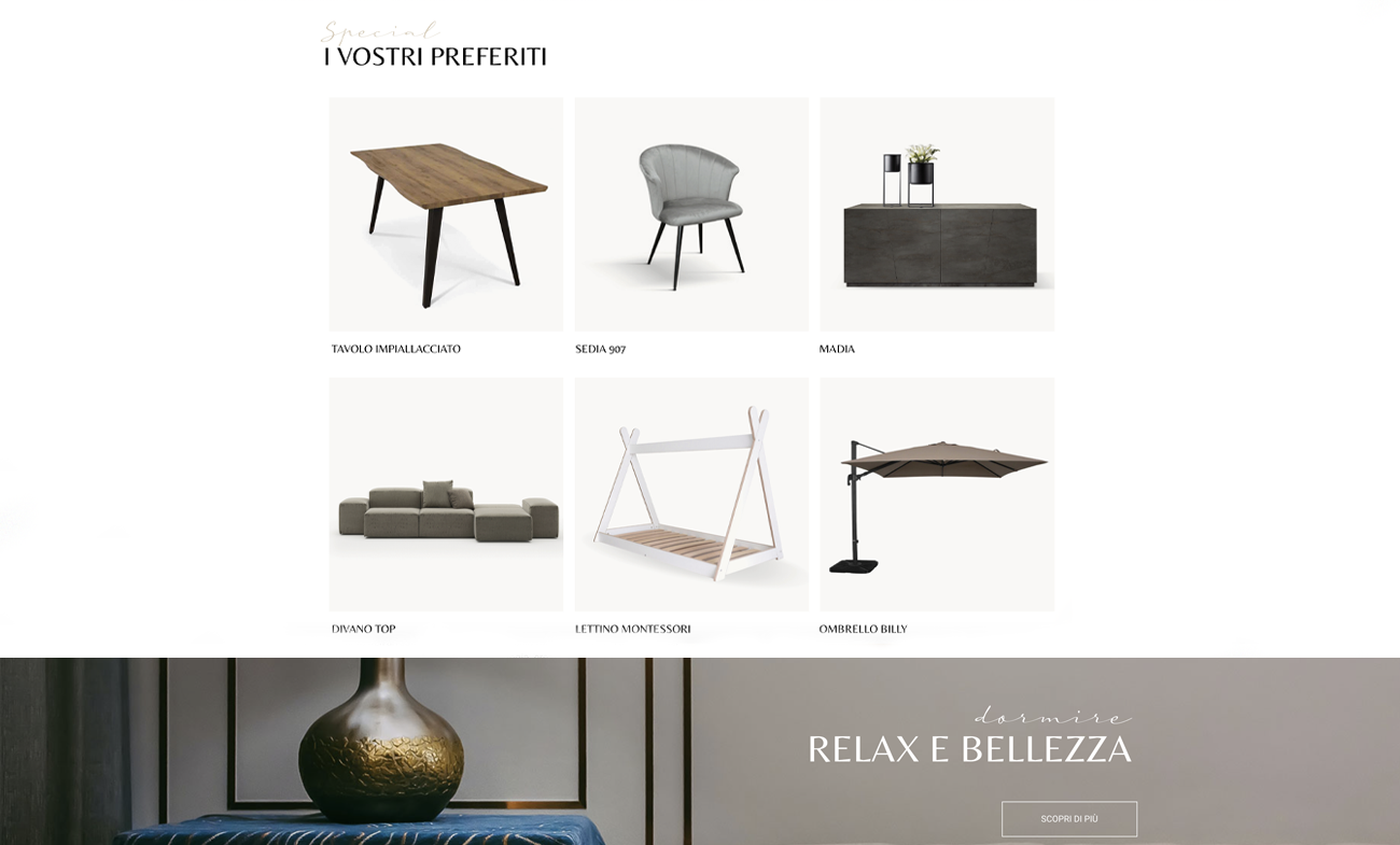 immagine del sito web realizzato per Autumn Forest